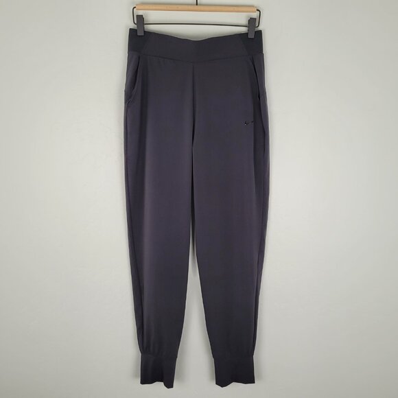 Nike Bliss Luxe Training Pants Joggers Nylon CU4611 Black Size M NWT - Picture 3 of 12